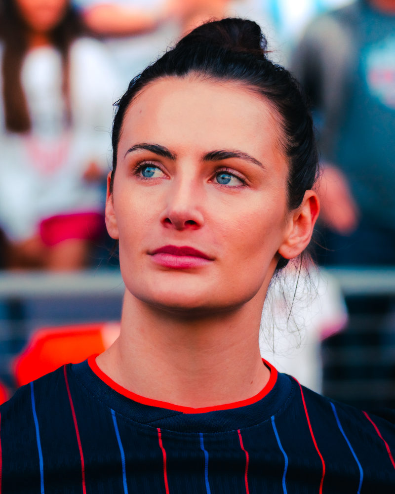 USWNT vs Argentina pitchside photo